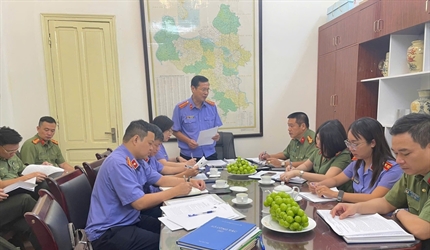 Phòng 12 - Viện KSND thành phố Hà nội trực tiếp kiểm sát việc giải...